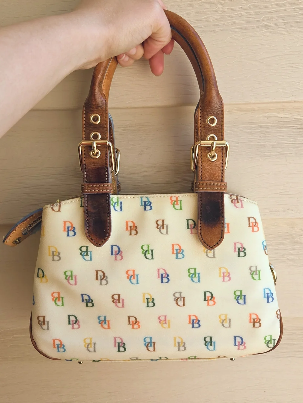Dooney and Bourke Small DB Monogram "It" Bag - Picture 2 of 14